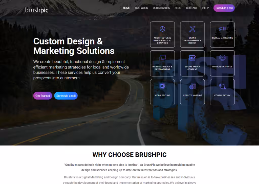 Top 7 best web design agencies in Anchorage 6 BrushPic - Homepage