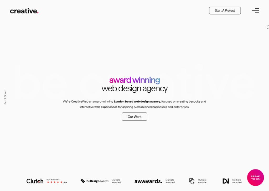 creativeweb-homepage