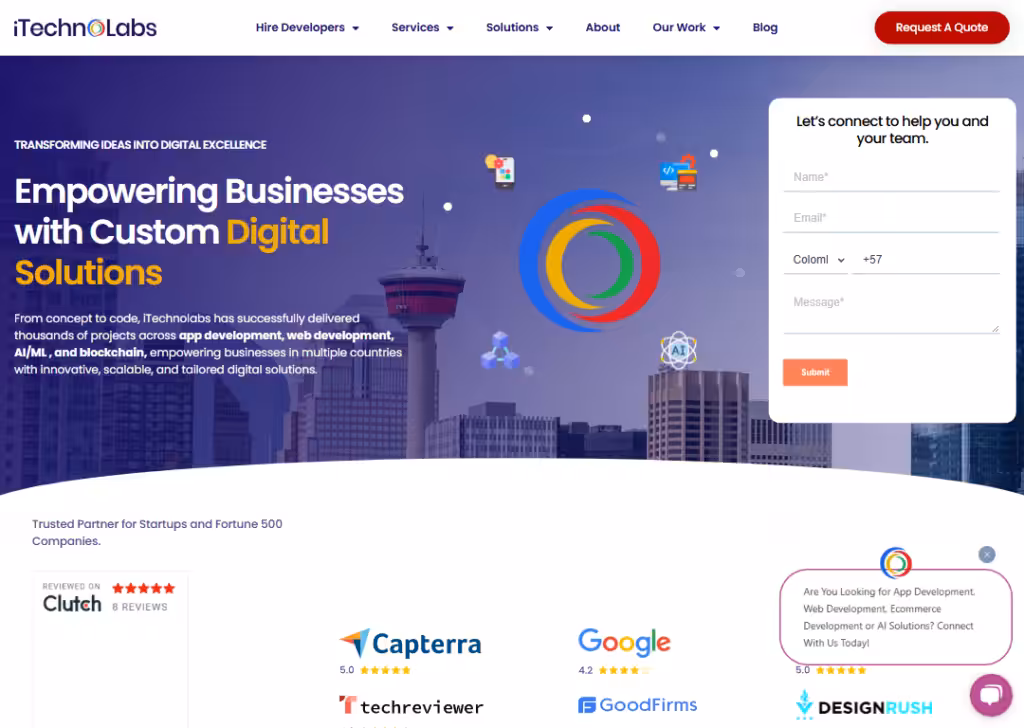 Top 7 best web design agencies in Anchorage 2 iTechnolabs - Homepage