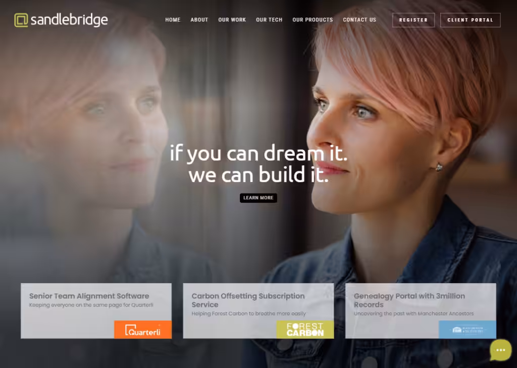 Sandlebridge - Homepage