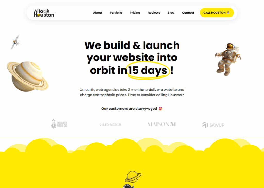 Top 9 Best Website Design Companies in Shepparton 6 Allo Houston - Homepage