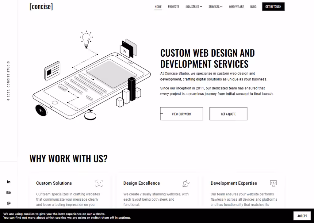 Concise Studio - Homepage