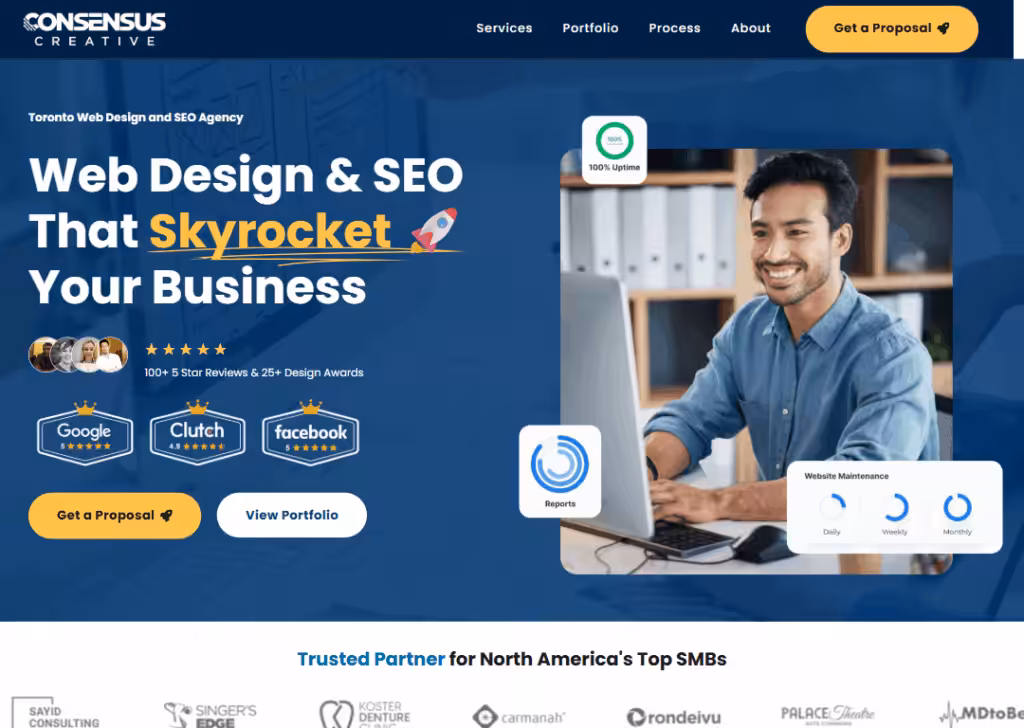 Consensus Creative - Homepage