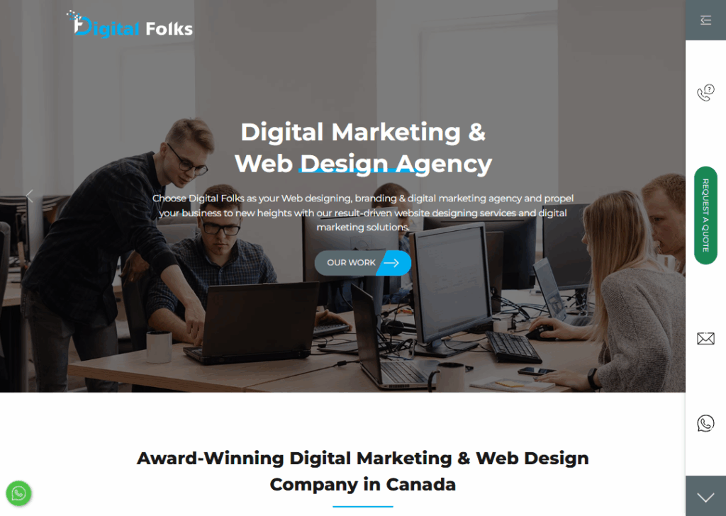 Top 9 Best Website Design Companies in Vancouver 9 Digital Folks - Homepage