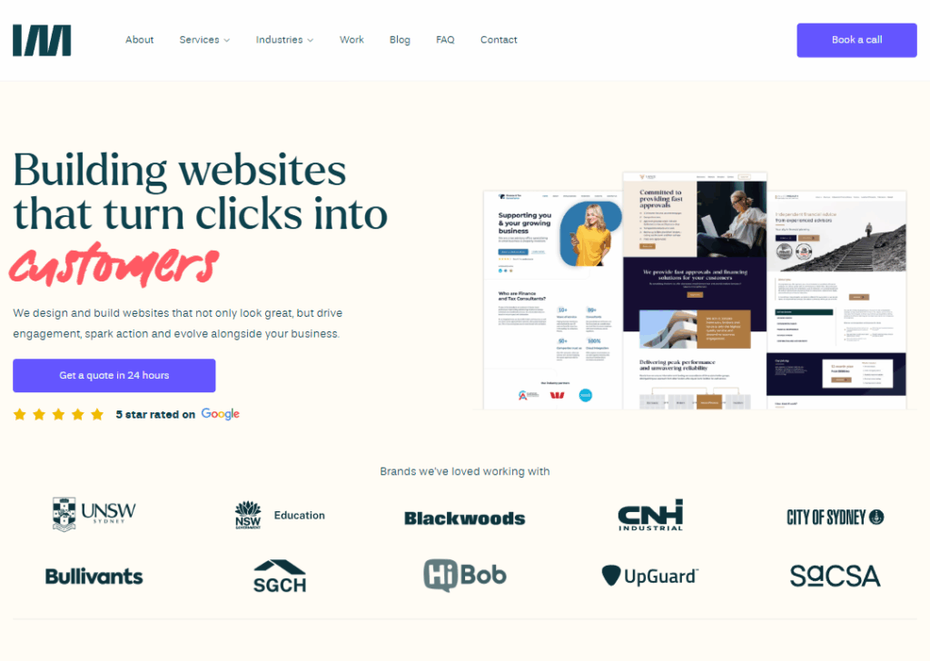 Top 9 Best Website Design Companies in Melbourne 8 Ivory Media - Homepage