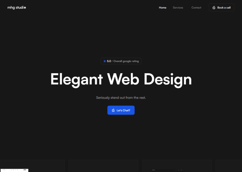 Top 9 Best Website Design Companies in Shepparton 2 MHG Studio - Homepage