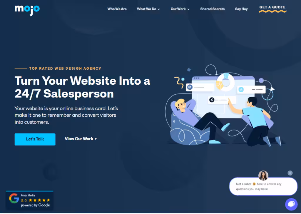 Mojo Media - Homepage