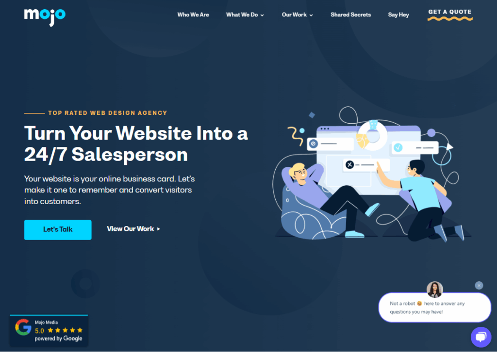 Top 9 Best Website Design Agencies in Toronto 6 Mojo Media - Homepage