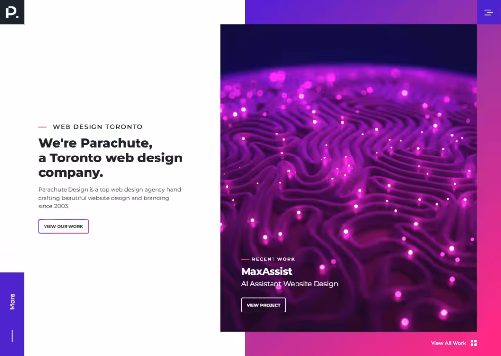 Parachute Design - Homepage