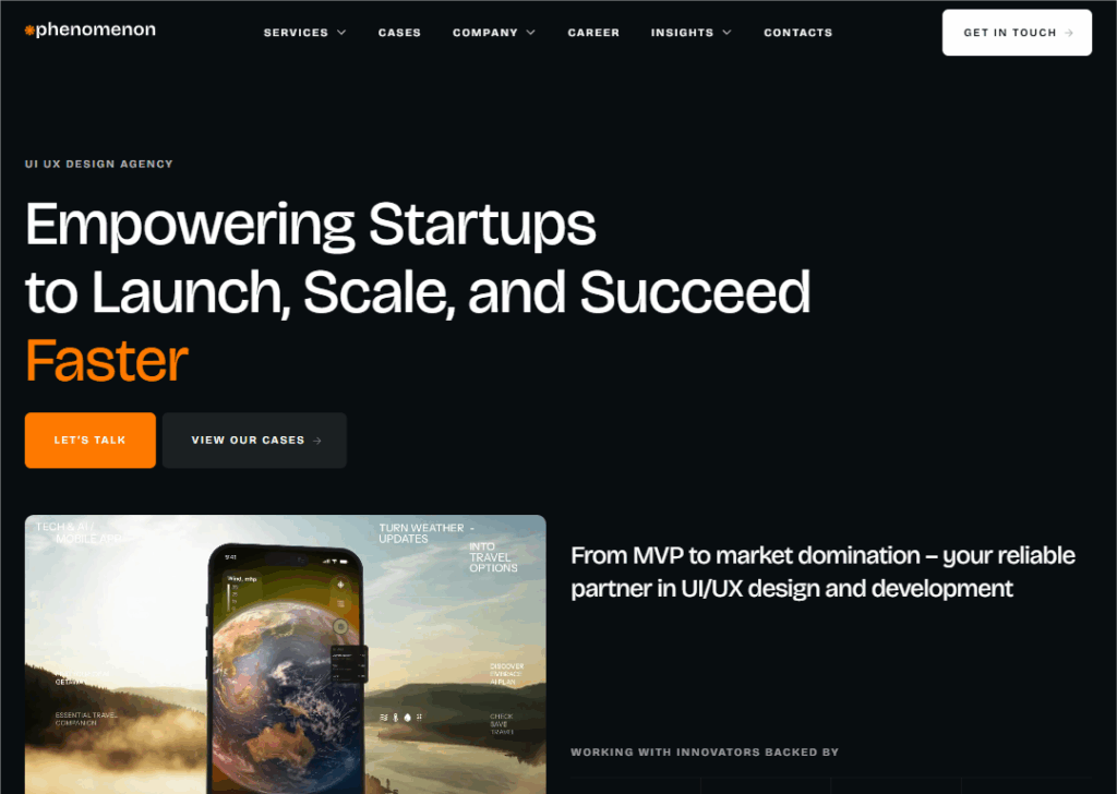 Top 9 Best Website Design Companies in Vancouver 6 Phenomenon Studio - Homepage