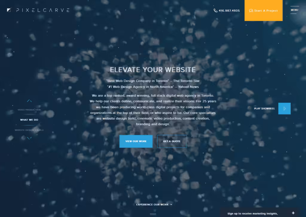 Pixelcarve - Homepage