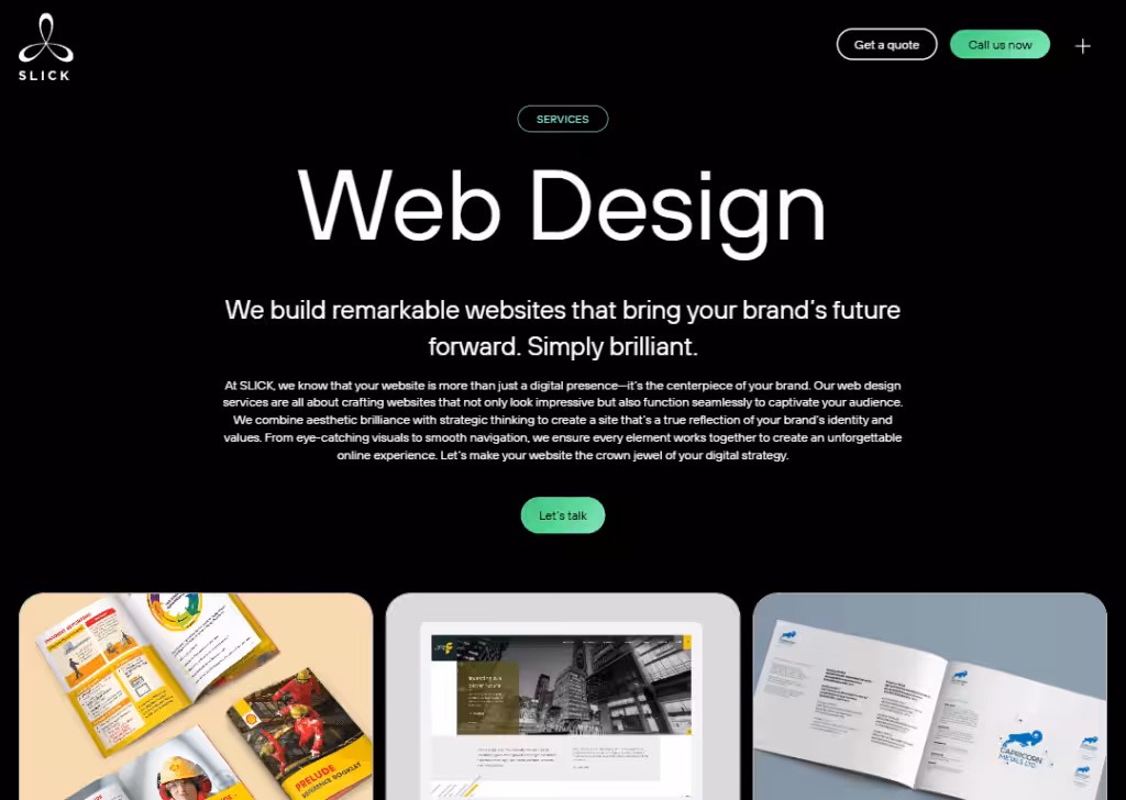 Top 10 best website design companies in Perth 5 SLICK Design - Homepage
