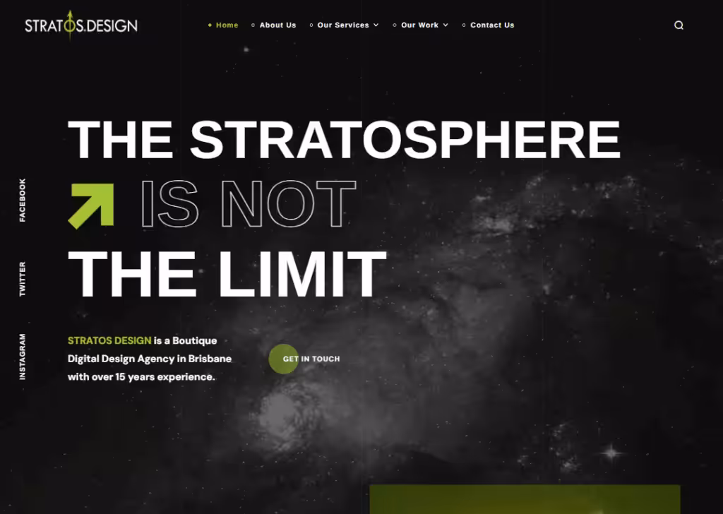 Stratos Design - Homepage
