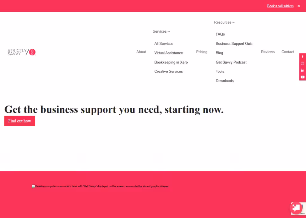 Strictly Savvy - Homepage