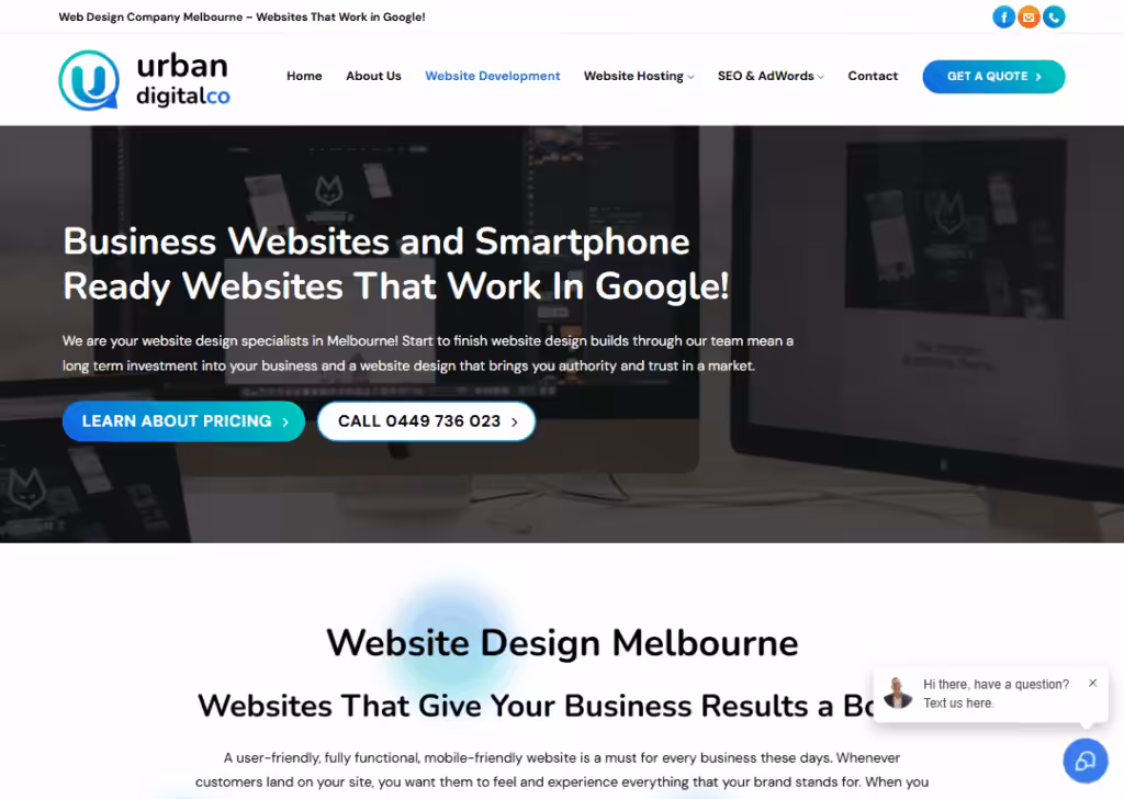 Urban Digital Co - Homepage