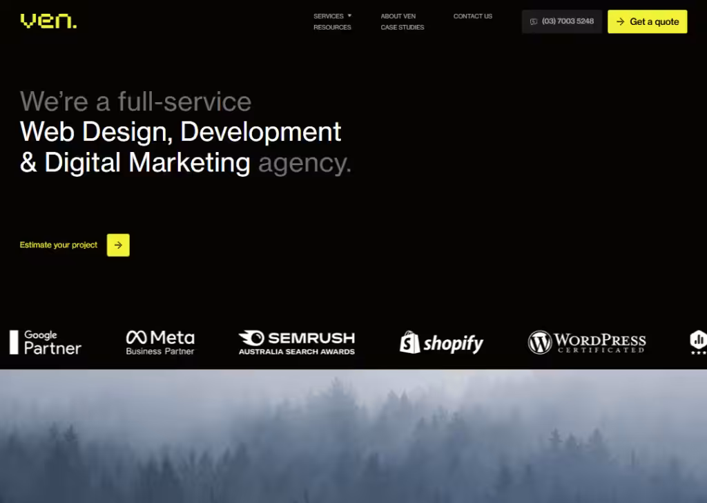 Ven Agency - Homepage