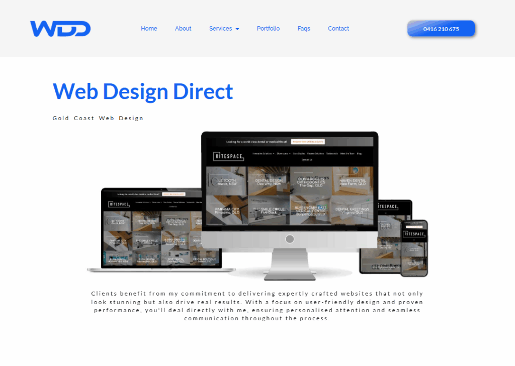 Top 9 Best Website Design Companies in Shepparton 7 Web Design Direct - Homepage