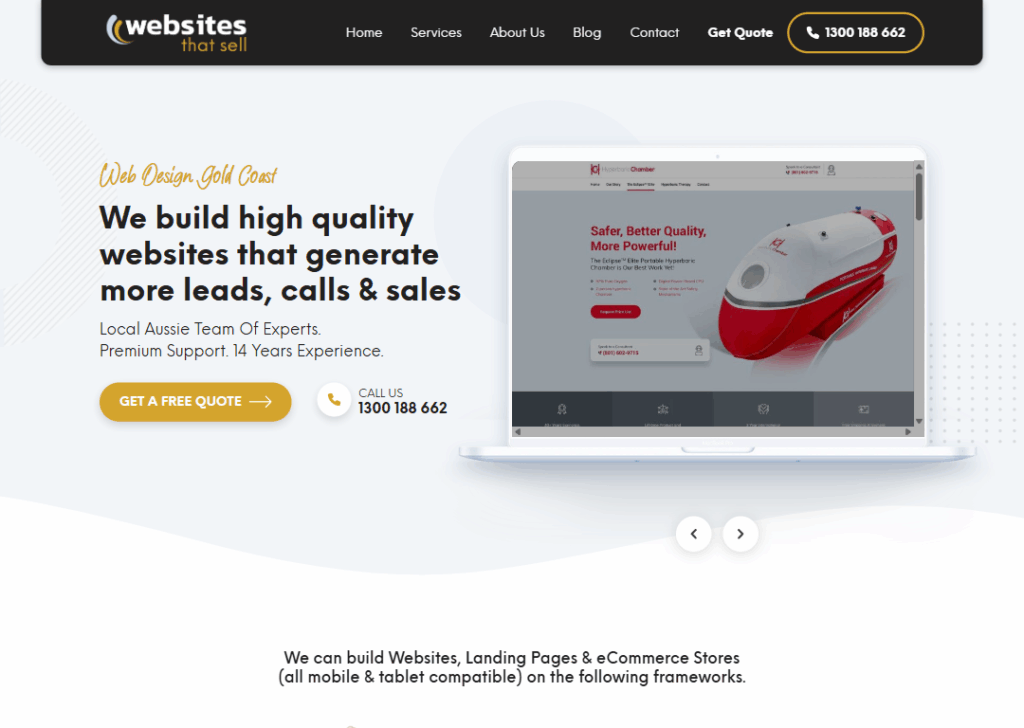 Websites That Sell - Homepage