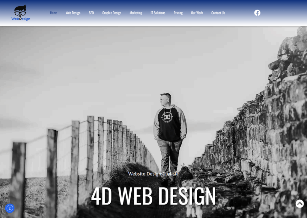 Top 9 Best Website Design Companies in Carlisle 5 4D Web Design - Homepage