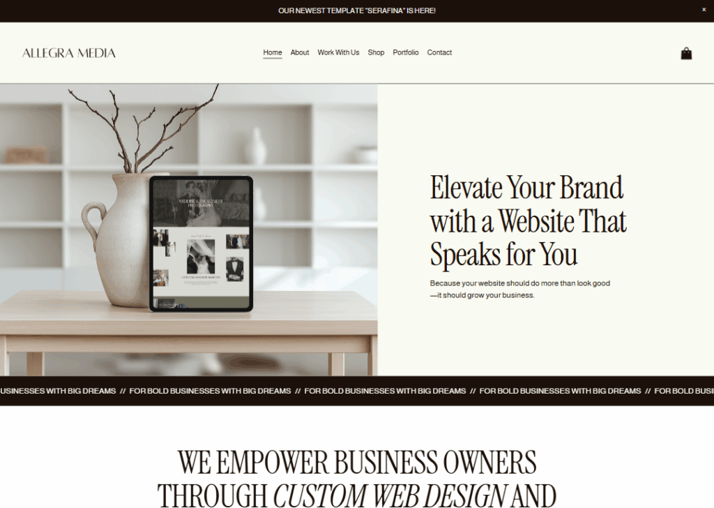 Top 9 Best Website Design Companies in Mississauga 5 Allegra Media - Homepage