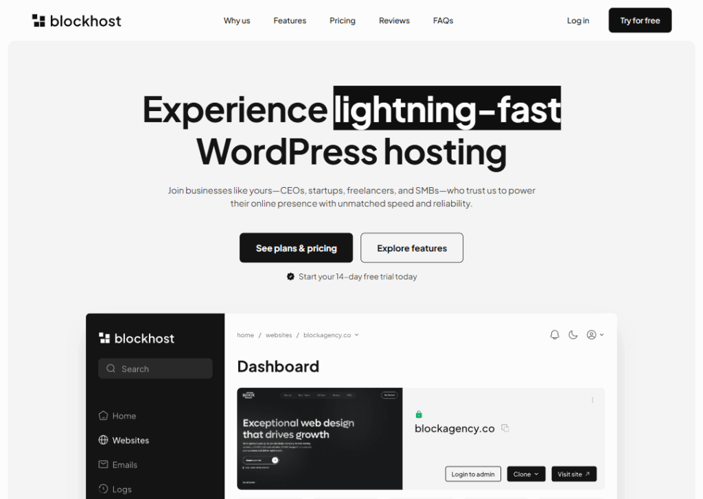 WordPress vs Next.js: Which Is Better for Building Your Website 9 Blockhost - Homepage