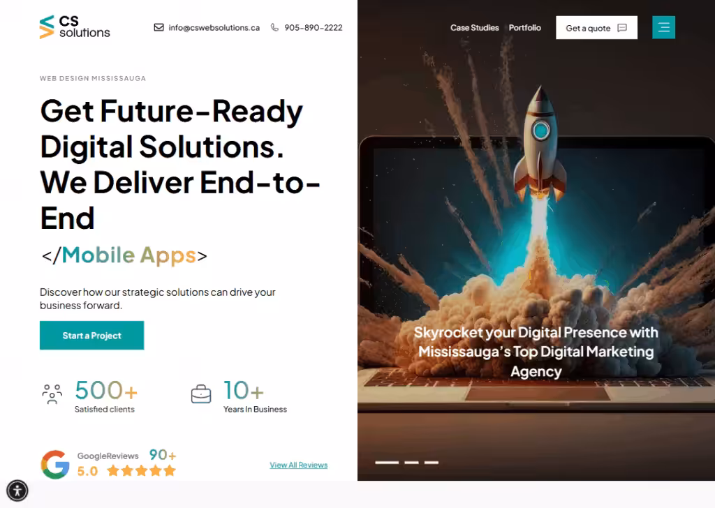 CS Web Solutions - Homepage