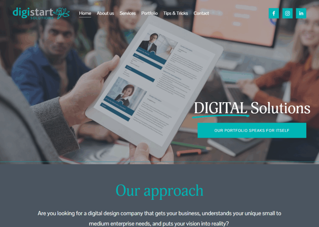 Top 9 Best Website Design Companies in Mississauga 2 Digistart - Homepage