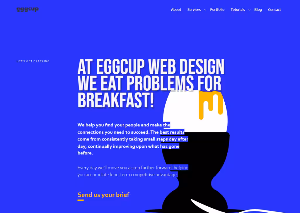 EggCup Web Design - Homepage