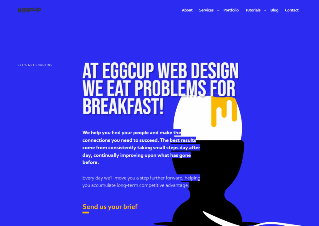 Top 9 Best Website Design Companies in Norwich 6 EggCup Web Design - Homepage
