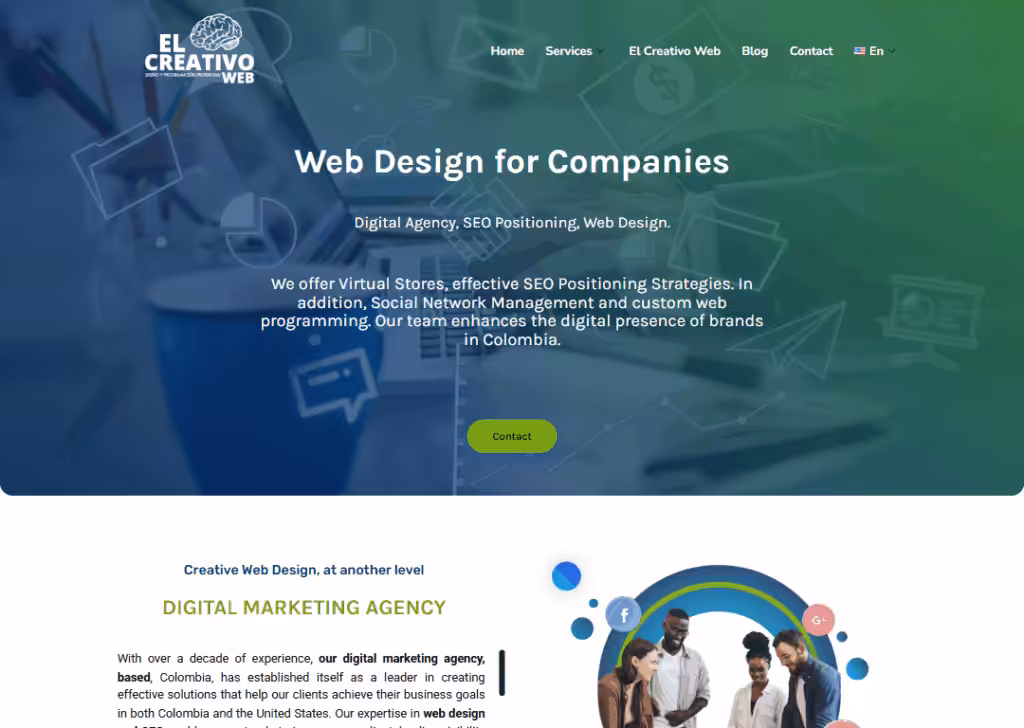 El Creativo Web - Homepage