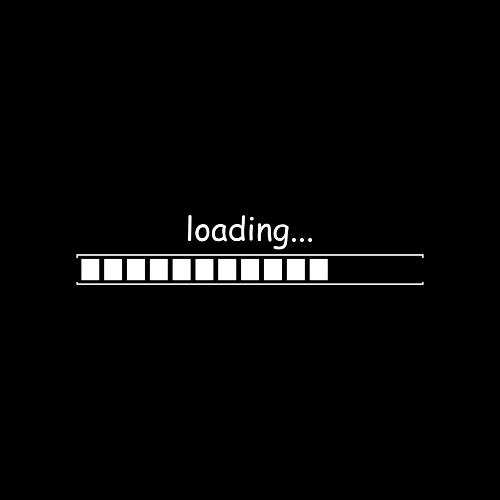 WordPress vs Next.js: Which Is Better for Building Your Website 4 loading-bar-icon-isolated-black-background-vector-illustration