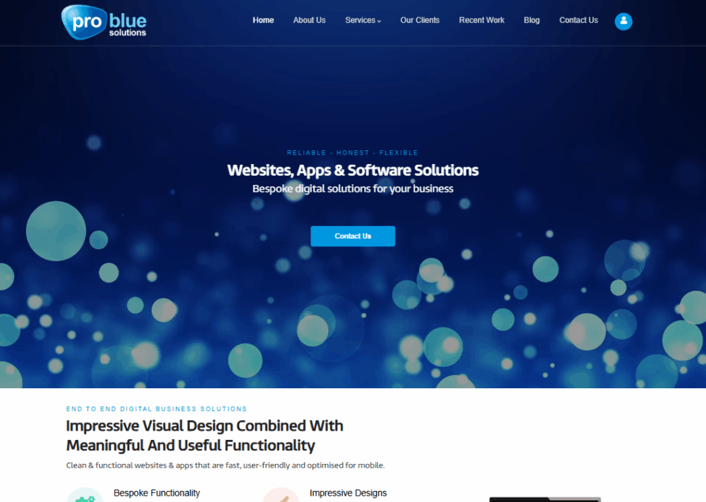 Top 9 Best Website Design Companies in Armagh 2 Problue - Homepage