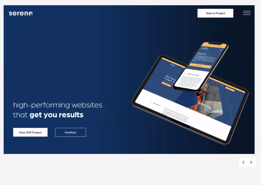 Serene Agency - Homepage