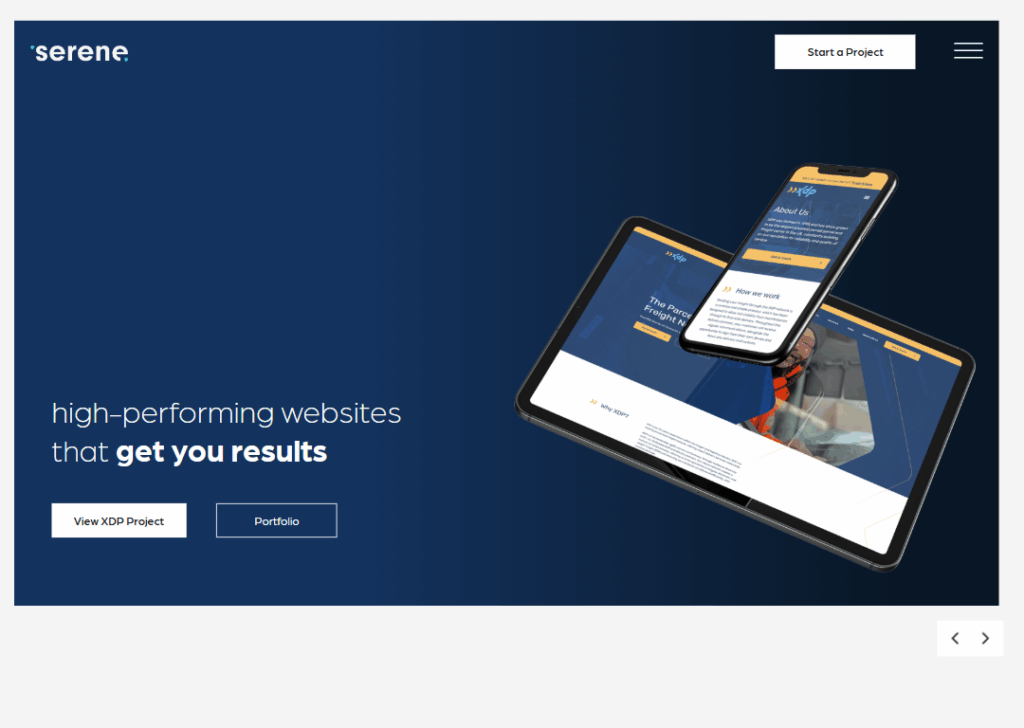 Top 9 Best Website Design Companies in Norwich 3 Serene Agency - Homepage