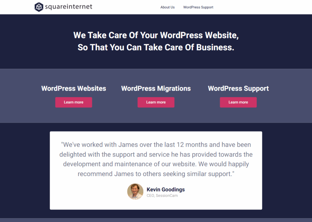 Top 9 Best Website Design Companies in Norwich 8 Square Internet - Homepage