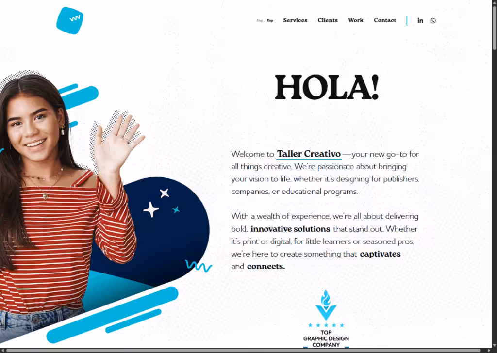 Taller Creativo - Homepage