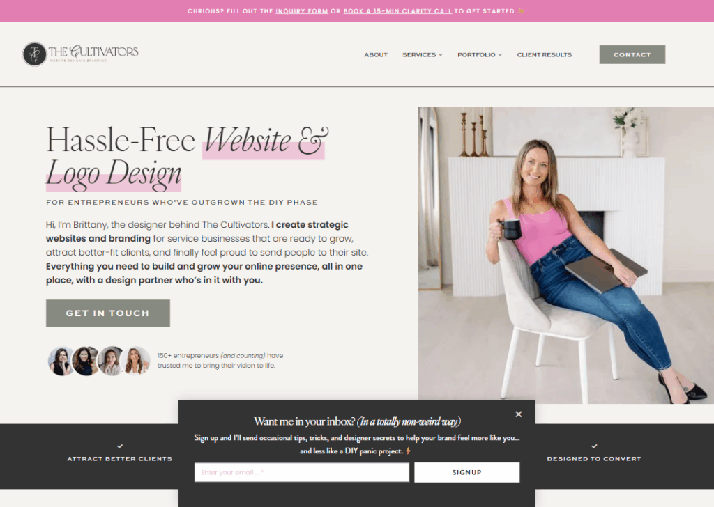 Top 9 Best Website Design Companies in Ottawa 7 The Cultivators - Homepage