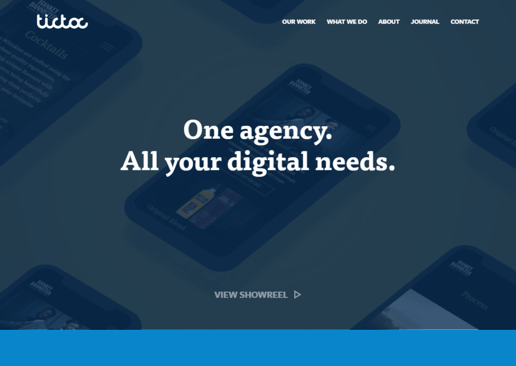 Top 9 Best Website Design Companies in Glasgow 6 Tictoc Digital - Homepage