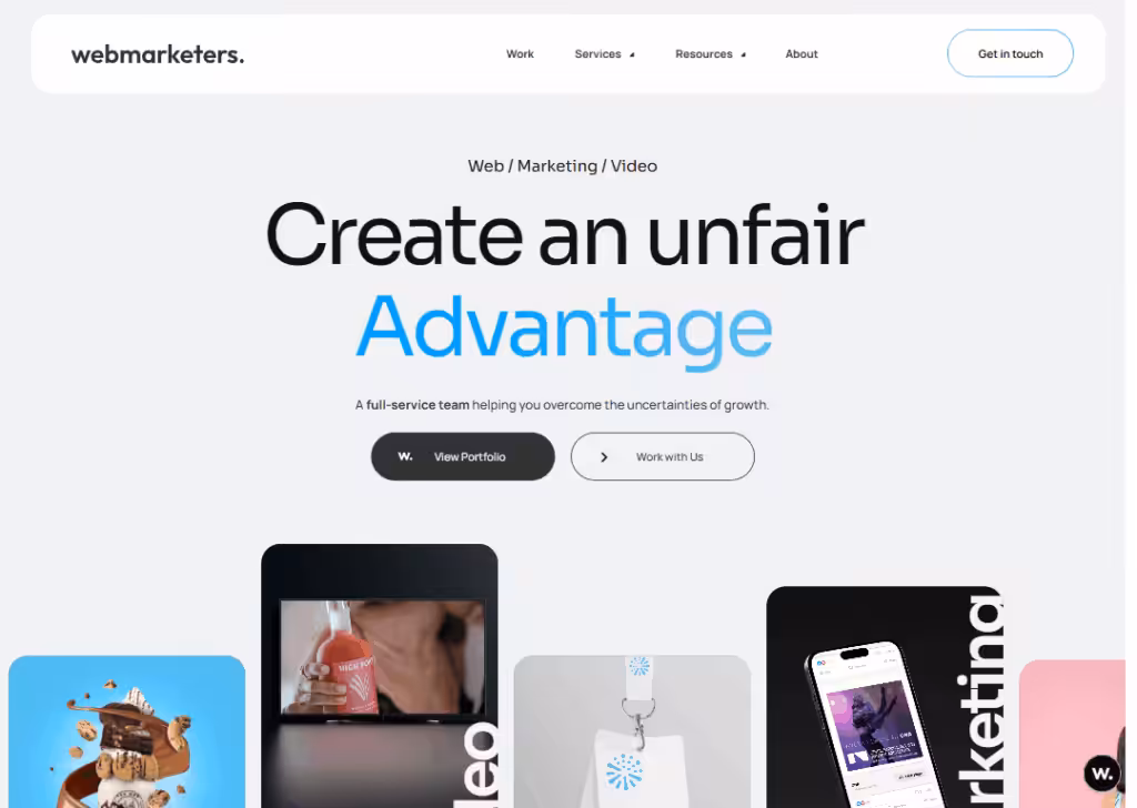 WebMarketers - Homepage