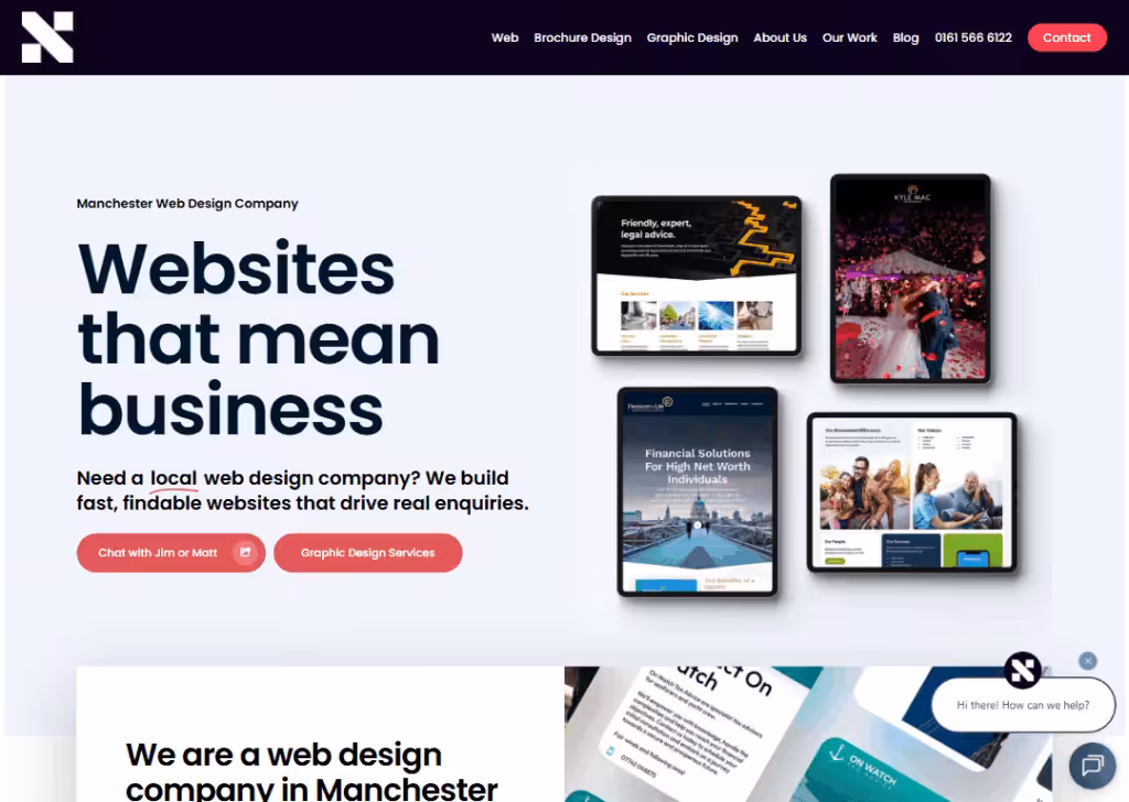 Designers Up North - Homepage