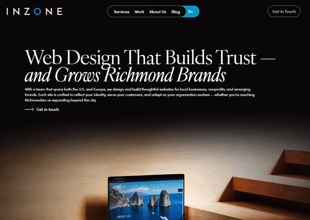 Inzone Design - Homepage