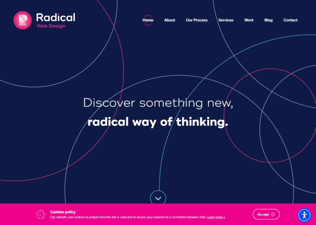 Top 9 Best Website Design Companies in Manchester 8 Radical Web Design - Homepage