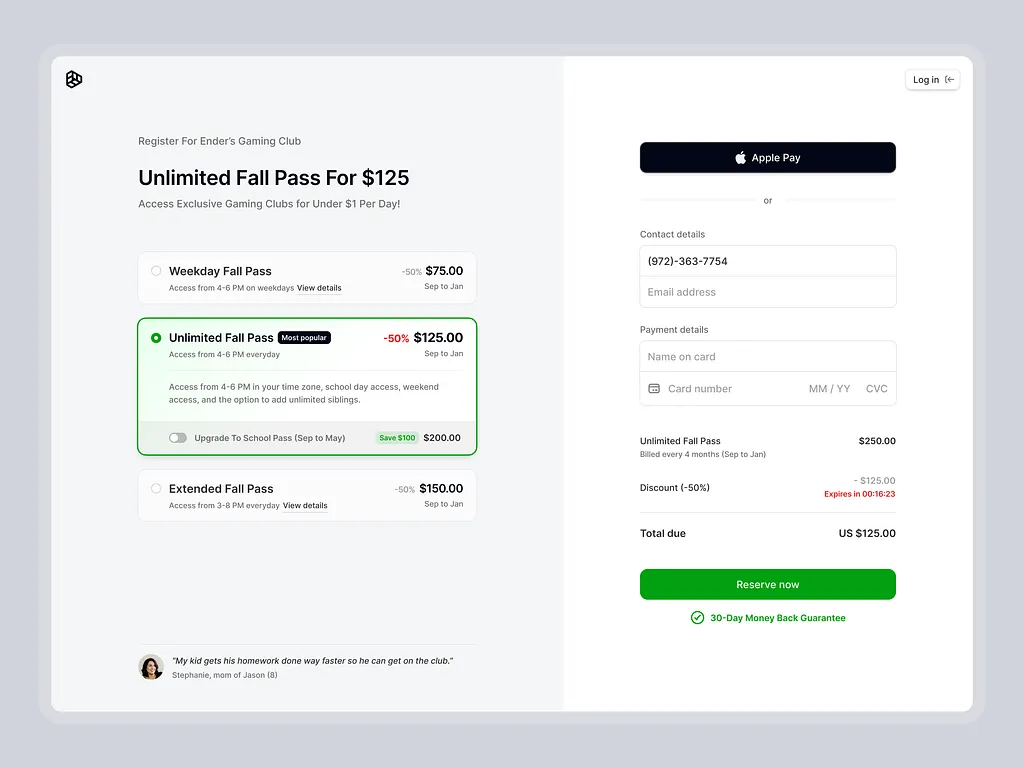 Ender Checkout