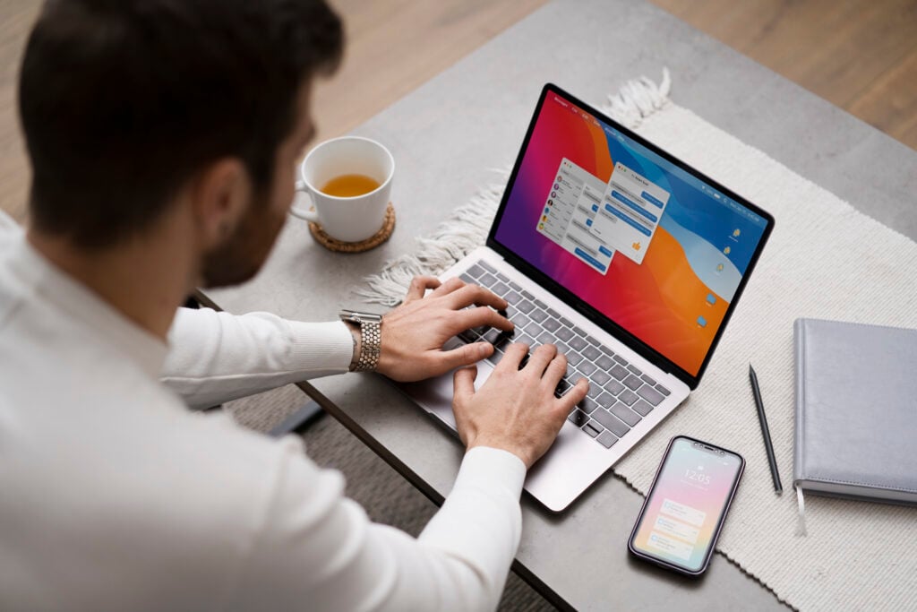 Hiring a Website Redesign Agency: A Simple Guide 4 man-taking-e-leraning-courses