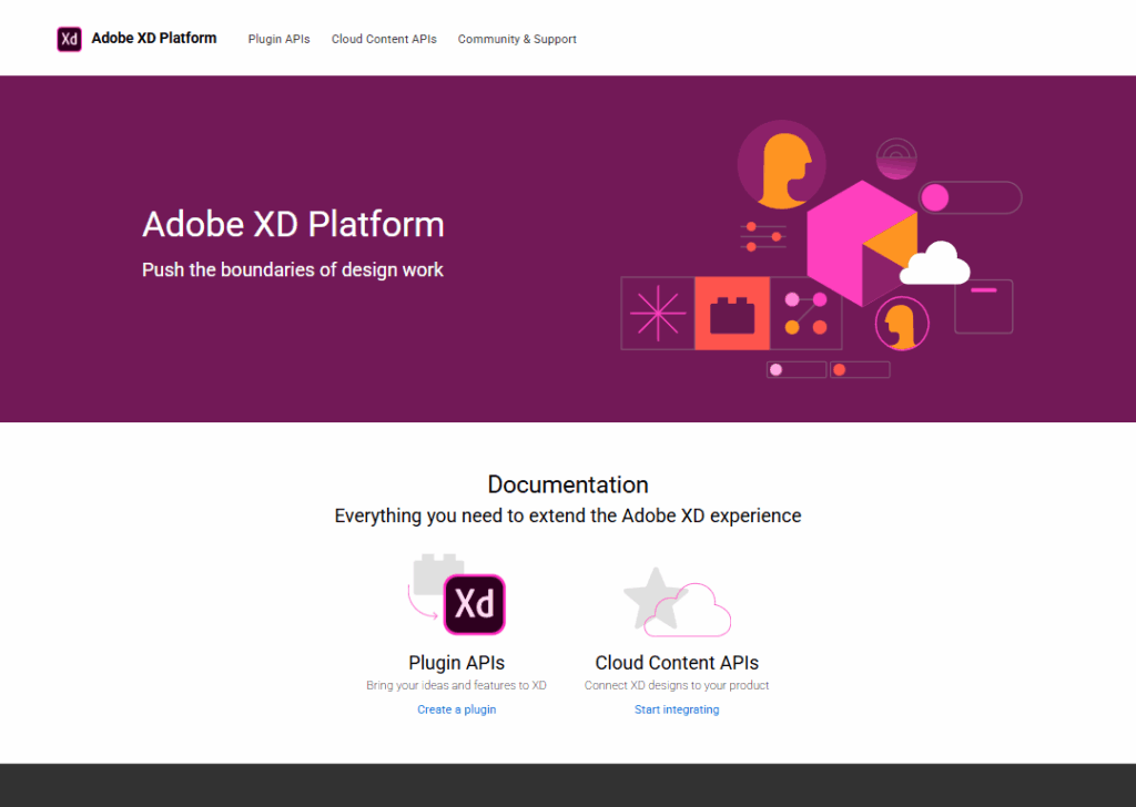 Adobe XD - Homepage
