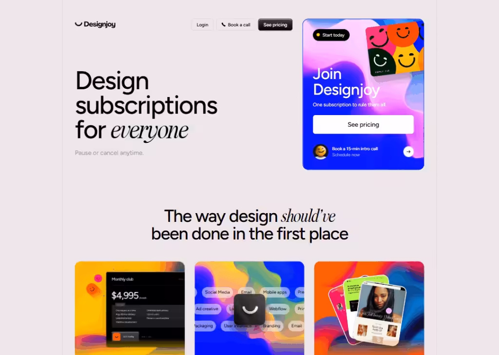designjoy-homepage