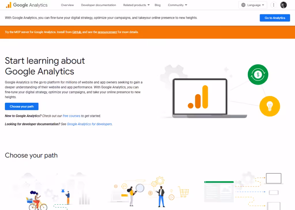 15 best UX design tools (category breakdown) 13 Google Analytics - Homepage