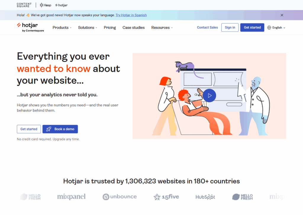 Hotjar - Homepage