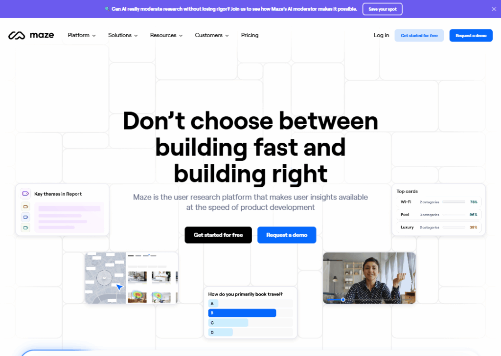 Maze - Homepage