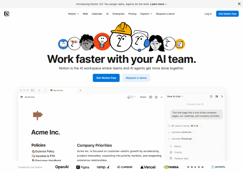 Notion - Homepage